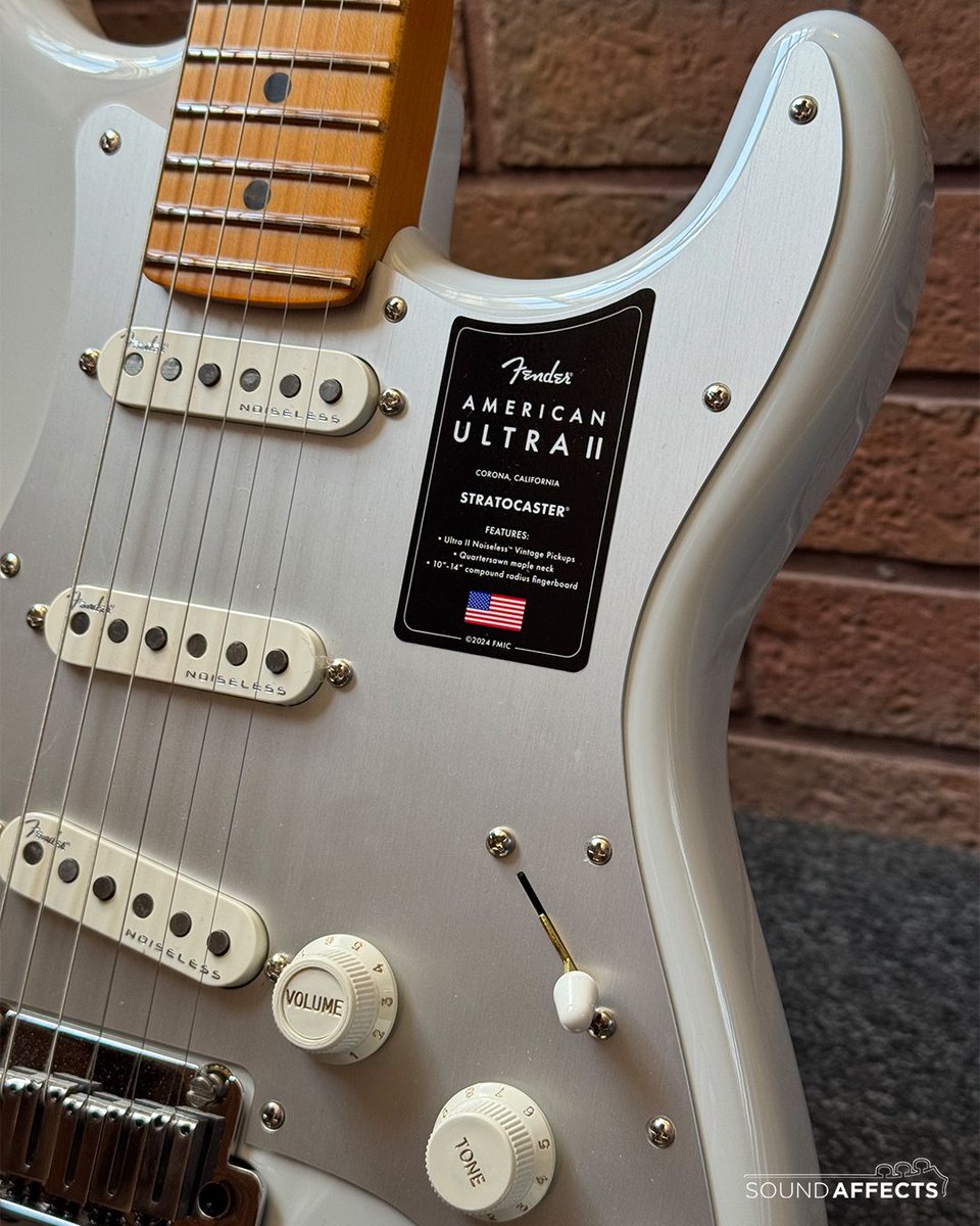 SoundAffectsUK's tweet photo. Just In
Fender Ultra II Stratocaster in Avalanche
Pre-owned in excellent condition

Available now at Sound Affects Guitar Store
https://t.co/dK6R9ZCy5r https://t.co/4Cqtk59Itl