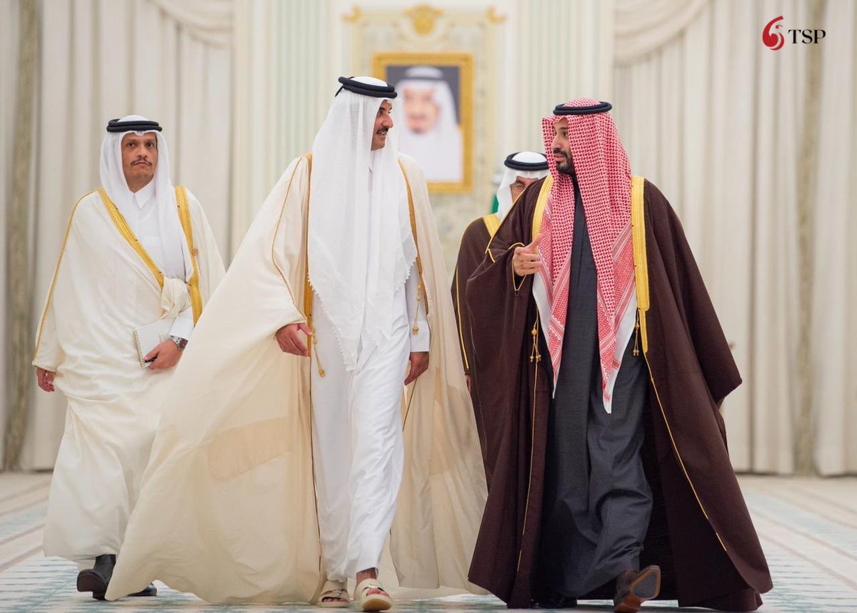 ولي العهد السعودي وأمير قطر يبحثان تعزيز التعاون الإقليمي