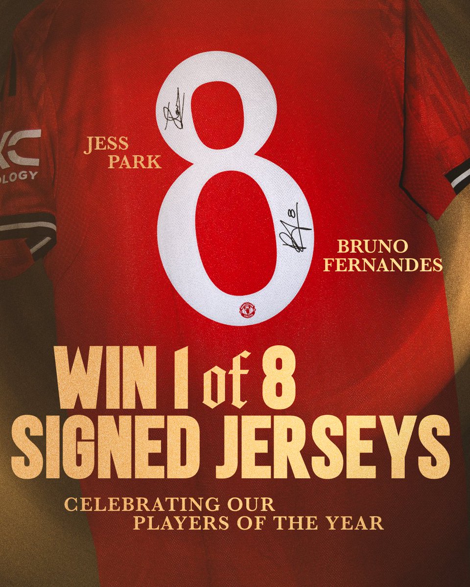 A United shirt signed by both of our number 8️⃣s is up for grabs! 😍