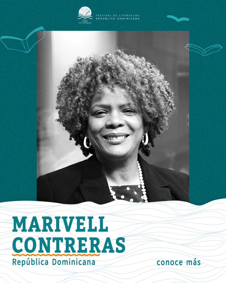 mardepalabrasrd's tweet photo. En esta edición del Festival Internacional #MarDePalabras, acompaña a Marivell Contreras en el conversatorio: Ritmo y Palabra, una mesa donde música, oralidad y literatura se unen para celebrar nuestra identidad cultural. https://t.co/Cg3wd18WOT