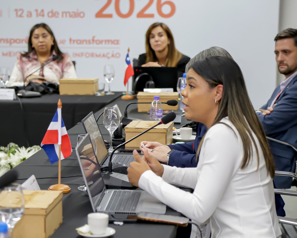 DIGEIGRD's tweet photo. 📰 presentamos en Brasil “Periodismo de Datos” durante el 30º Encuentro de la RTA, expuesta por Paola Cabrera, directora de Comunicaciones de esta #DIGEIG.
La experiencia mostró cómo, desde el Gobierno dominicano, se impulsa la libertad de prensa.
#RTA2026 #PeriodismoDeDatos https://t.co/o6x6DdqlYD