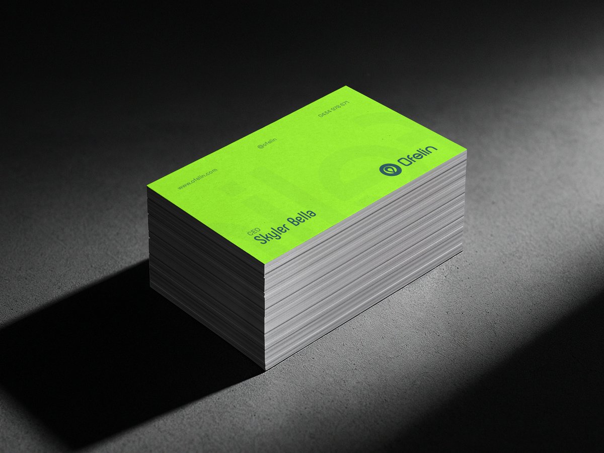 SOCCARH1's tweet photo. A business card is more than contact information — it’s often the first physical interaction people have with a brand.

While designing Ofelin’s identity, the goal was to create a card that feels clean, modern, and memorable while still reflecting the brand’s professionalism.

Small brand touchpoints like this help build trust and consistency across every customer interaction.