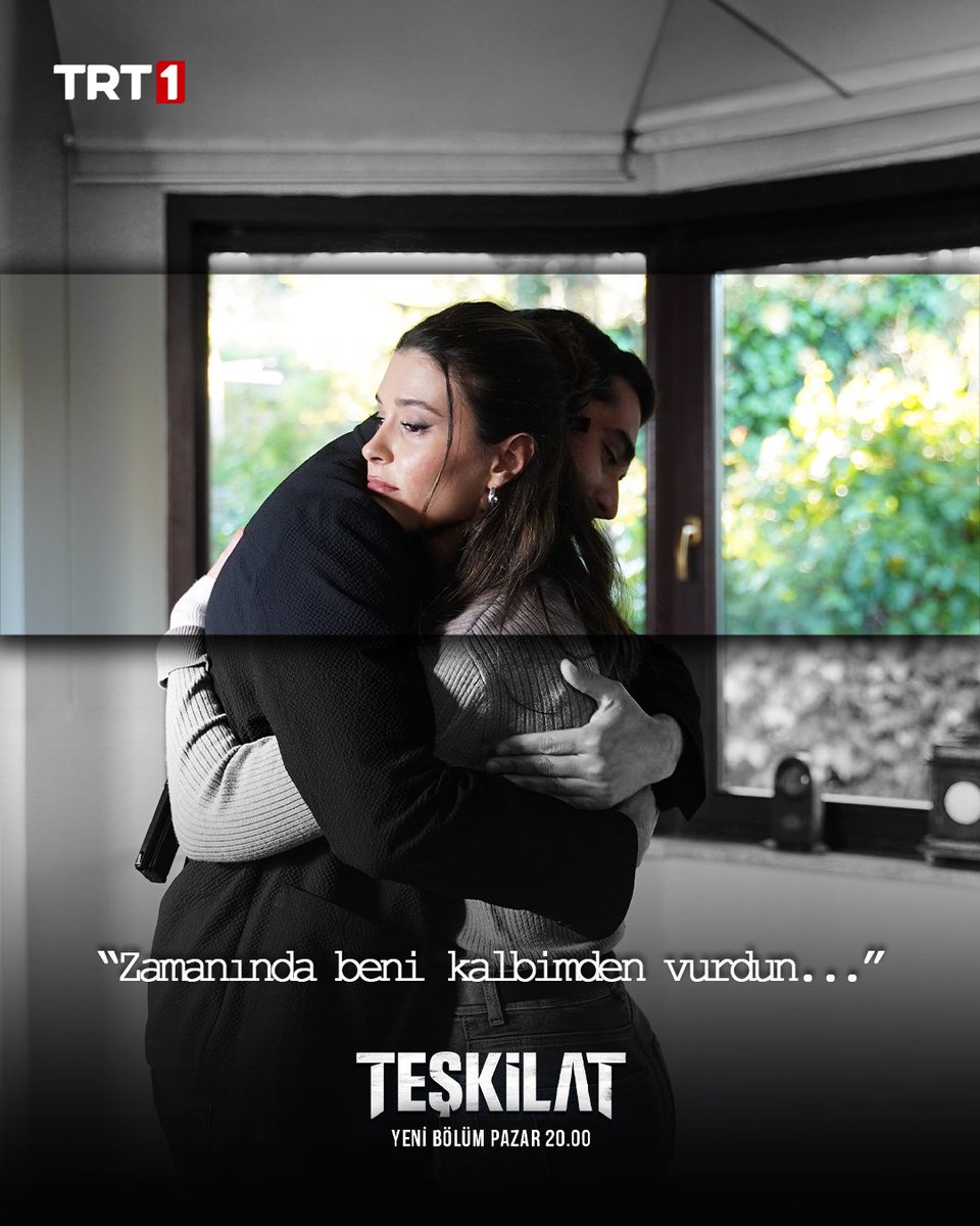 teskilattrt's tweet photo. Aşk, iki insanın birbirinde kendini bulma halidir…

#Teşkilat yeni bölümüyle her pazar 20.00’de @trt1’de! https://t.co/jmsj3fXebu