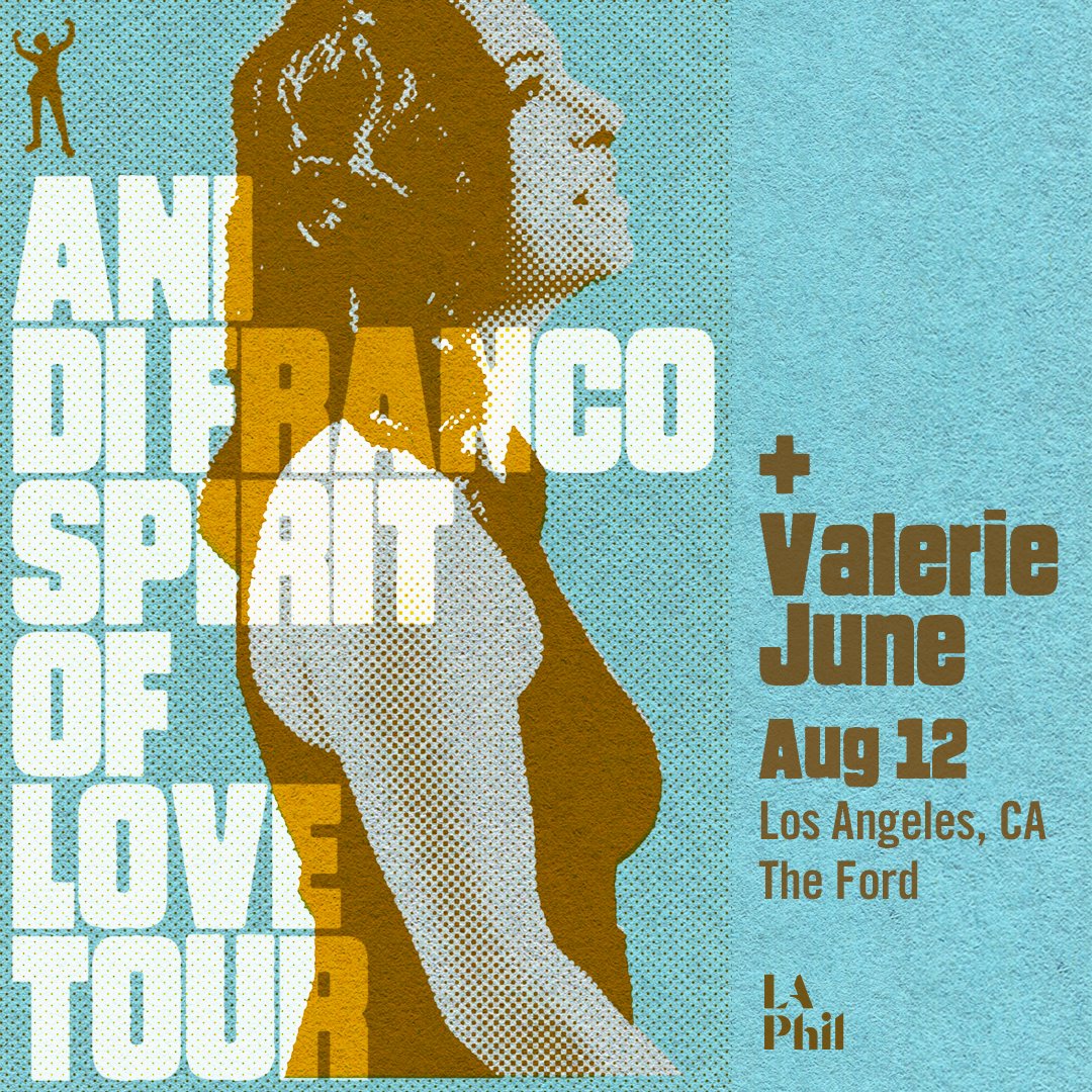 Righteous_Babes's tweet photo. Tickets for @anidifranco  in Los Angeles are on sale now! 💪🎟️ Join Ani and @TheValerieJune at @TheFordLA on August 12 for an evening filled with The Spirit of Love: https://t.co/G8fbzqtSnW https://t.co/qxuqjnVmcy