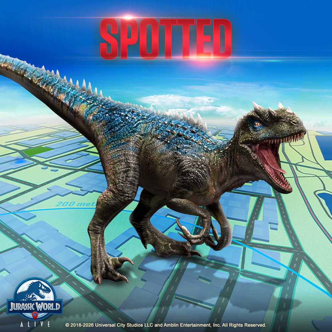 JWorldAlive's tweet photo. 🚨🚨 #SPOTTED! Have you seen Alloraptor on your Map today?

Dart it now!
🎯 https://t.co/ZPin3NYGZg https://t.co/3QBAlOK9Ri