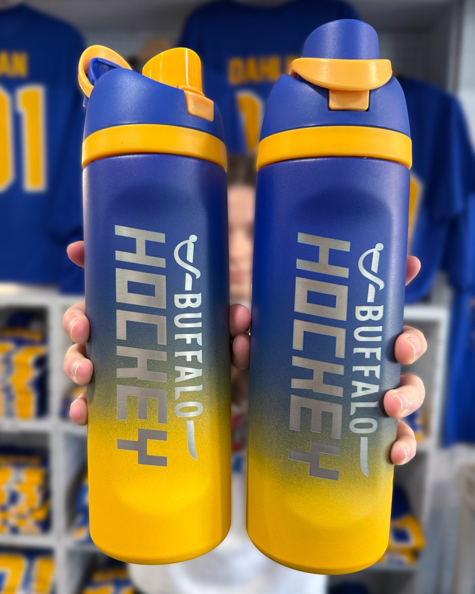store716's tweet photo. NEW ARRIVAL - Hydrate responsibly. Or emotionally. We don’t ask questions around here after Game 5.  New emotional support stainless steel water bottles are just $20 each now https://t.co/meiVtwCFPD. https://t.co/ENNyuRY0jJ