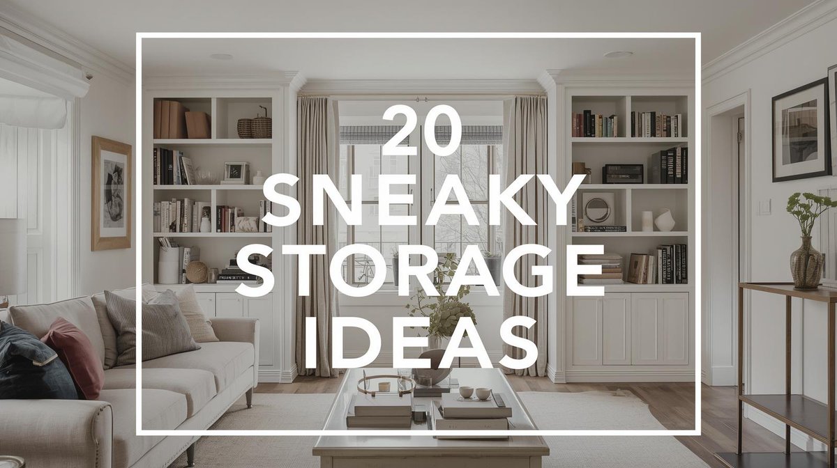 michellesells's tweet photo. In the ultimate storage showdown, creativity beats square footage every time! 🏡💡 Check out these 20 sneaky storage ideas to make the most out of every inch of your space.

#StorageHacks #HomeOrganization
 https://t.co/pXmyaFj0xg https://t.co/VIGrPiAwSC