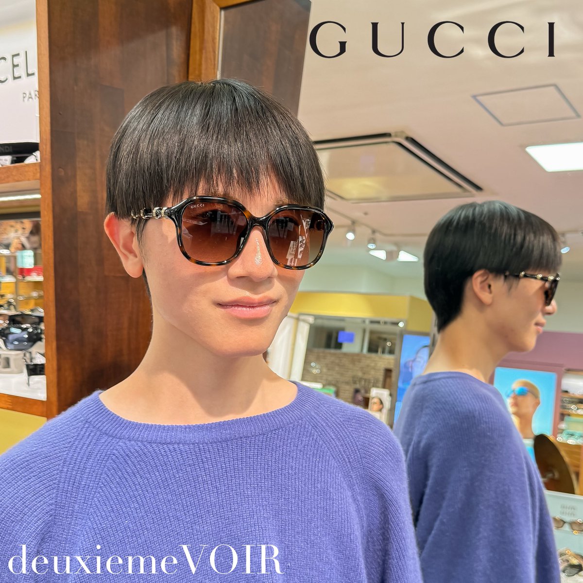 今季のGUCCIサングラスは ブランドを象徴する2つのディテールを採用