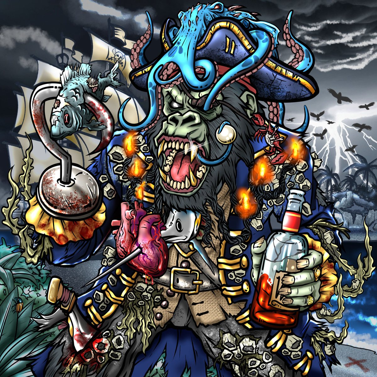 MutantRillas's tweet photo. May is for MEGA MUTANTS

meet the newest @Doodrillas Mega Mutant

BLACKBEARD https://t.co/cxCLGmcLzo
