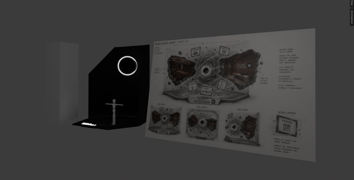 JOSEMANVR's tweet photo. Vamos a empezar el booth de 
( The Big Bear ) para nuestra participación en @PJKT_COM  👀
Qué emoción poder participar en este gran evento en #Vrchat !!! https://t.co/zQXyBhMcLr