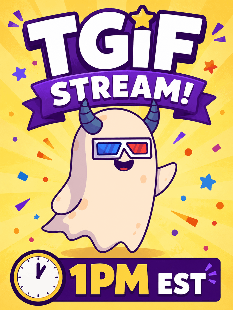 GhostBuddyNFT's tweet photo. Gm $BUD!👻 Get ready to party, ghostie pals! Join us on The TGiF show with @MarcMauro for a fab celebration of GhostBuddyNFT. It’s all about the laughter, love, and vibrant vibes! Don’t miss out! ❤️ https://t.co/zkAnzV0HbK