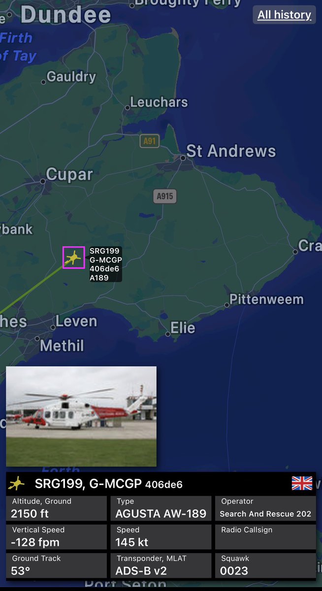 mil_scot's tweet photo. π¬π§#SRG199
G-MCGP
#406de6
#A189
Casualty evacuation #StAndrews #Fife π΄σ §σ ’σ ³σ £σ ΄σ Ώ https://t.co/W3pLU6IOVH