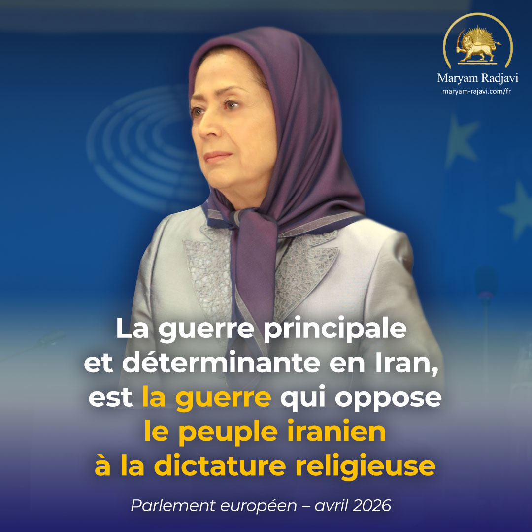 Maryam_Rajavi_F's tweet photo. Se libérer du fascisme religieux en Iran, de ses armes nucléaires et de ses groupes supplétifs, ainsi que la fin de la guerre, ne seront possibles qu’avec le renversement de ce régime par le peuple iranien et sa résistance organisée.
#FreeIran10PointPlan https://t.co/Ayt7hpD6mz