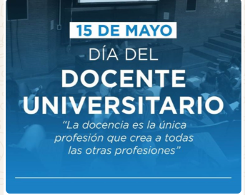 CarlosCroca's tweet photo. 🧑‍🏫Feliz dia para todos los que con mucho esfuerzo y satisfacción brindamos nuestos conocimientos en pos de formar futuros colegas!!🥂 https://t.co/FqMfBAZOKr