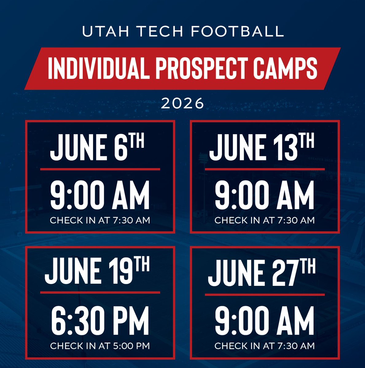 JakeECatmull's tweet photo. Big thanks to Coach Anderson at Utah tech for the camp invite! @CoachL_Anderson https://t.co/6QaC0YzCzL