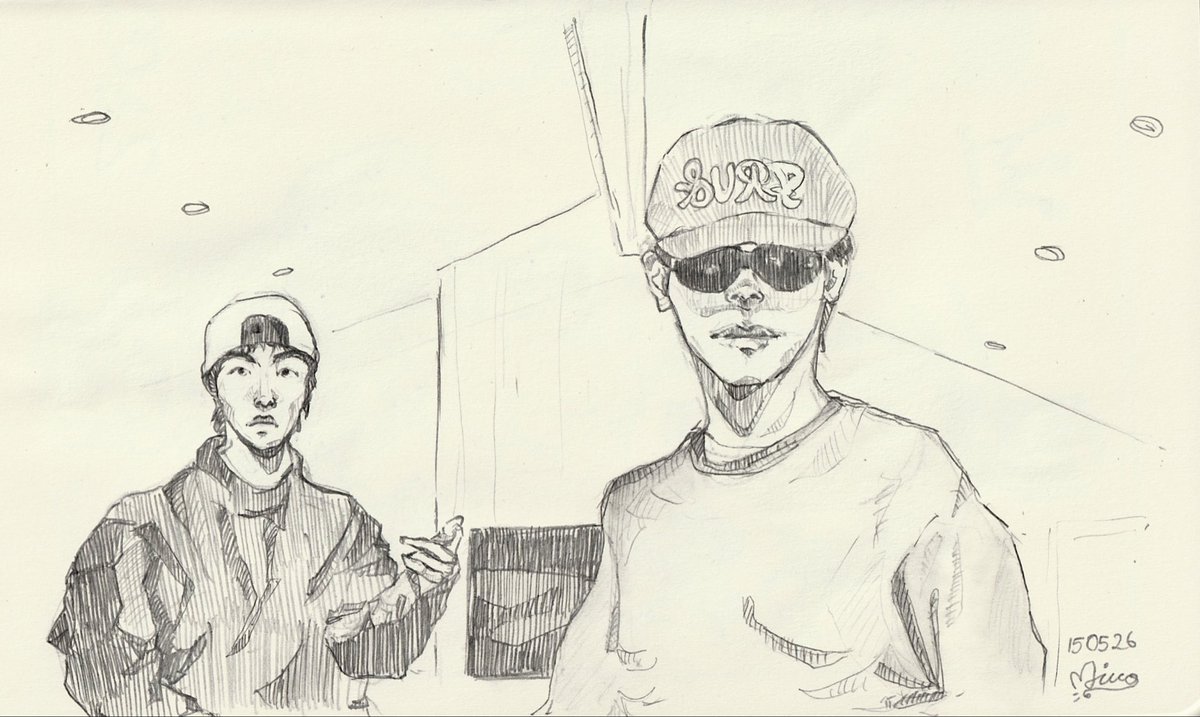 Nikookie02's tweet photo. ???

(had to capture this moment)
#bts #BTS_ARİRANG #fanartㅤㅤㅤㅤ #sketching #jhope #v https://t.co/tyS8pm7grQ