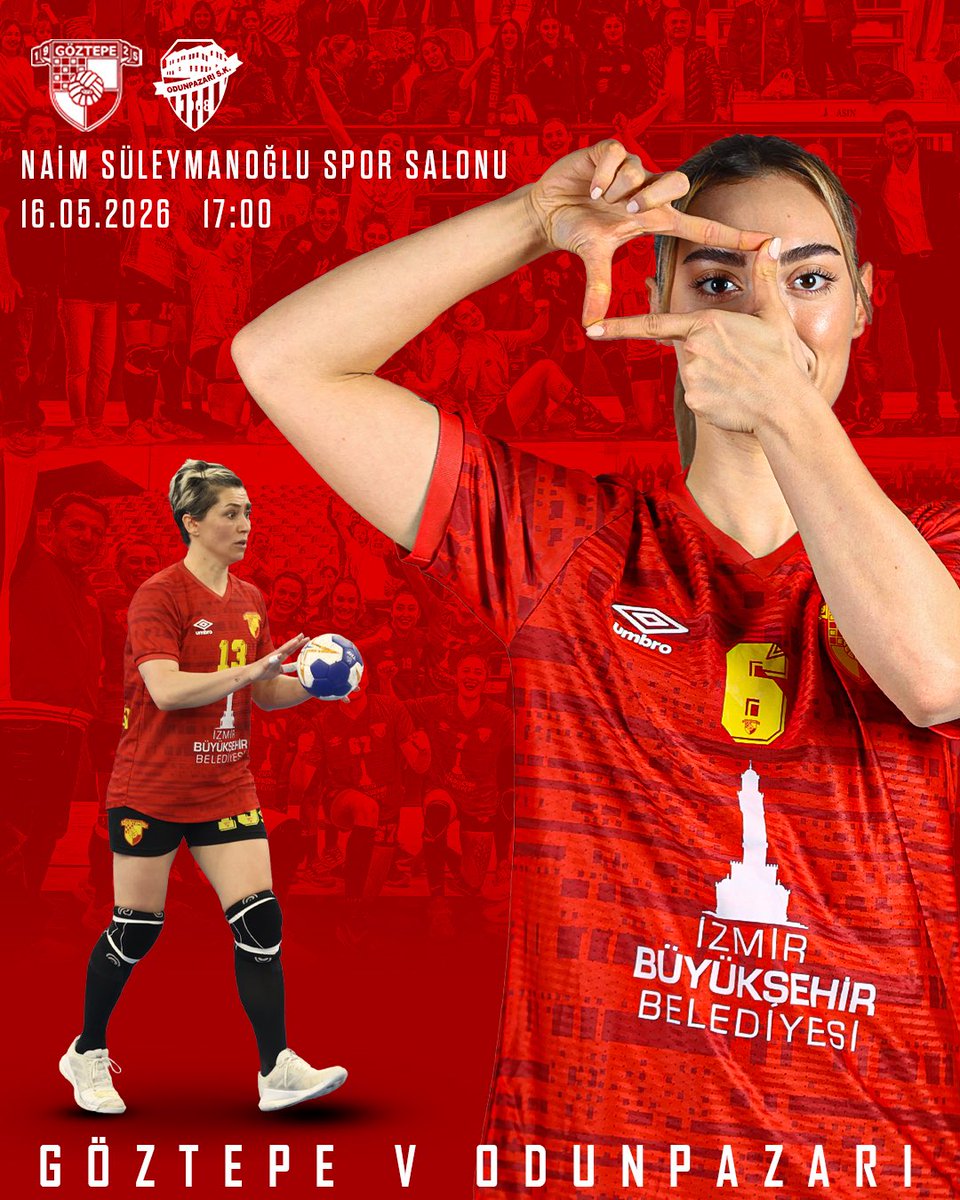 goztepehandball's tweet photo. Bugün 16 Mayıs Cumartesi #GöztepeninMaçıVar https://t.co/zgXh2tsYMD