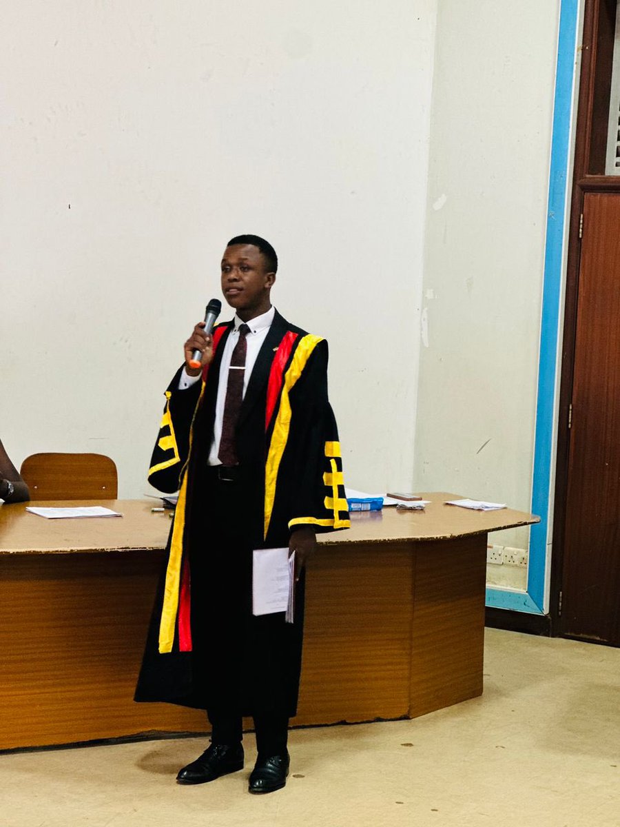 TrevisMuhwezi's tweet photo. Today, I had the honour of presiding over my first GRC session as Guild Speaker of @MakGuild at @Makerere University a defining moment of leadership, service, and responsibility.

Grateful for the trust placed in me. Committed to steering a House that delivers. https://t.co/Ty97iyLcdR