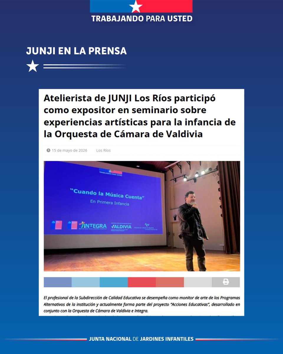 JUNJI Los Ríos tweet media