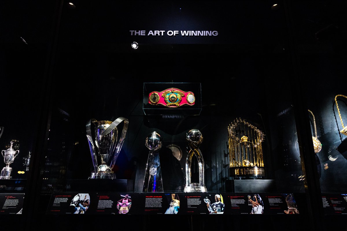 MLS's tweet photo. MLS history on display in NYC! 🗽

@newyorkcityfc's MLS Cup Trophy is now on display at the @AMNH as part of the “For the Win: Objects of Sports Excellence” exhibit. 🏆 https://t.co/e2kLySWPmu