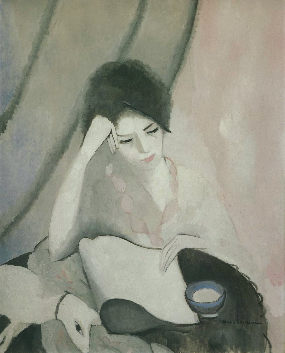 今日の絵] Marie Laurencin : The Reader 1913 何を読んでいるのか
