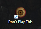 Lux_Taleor's tweet photo. I think I'm breaking the rules today.

Today we are streaming "Don't Play this" - apparently it's a bit scary - but we'll see, I have no idea about the game 

All I know is that the Desktop Icon is watching me 😨

https://t.co/Nn5g7qb9Gq

#VTuber #ENVTuber https://t.co/RTxlFxEe1M