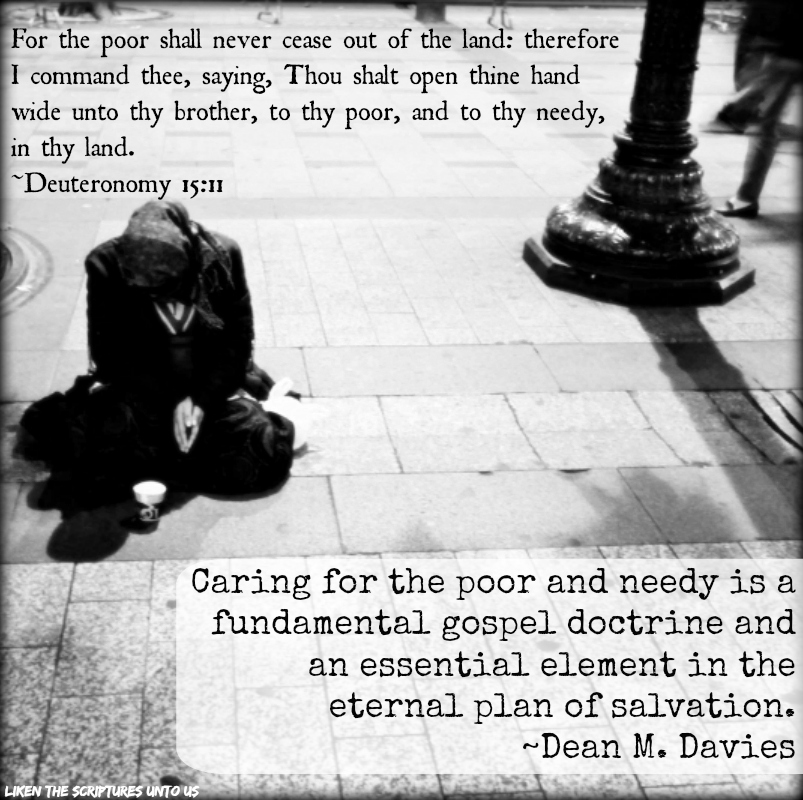 LikenScriptures's tweet photo. Caring for the poor and needy is a fundamental gospel doctrine and an essential element in the eternal plan of salvation.
~Dean M. Davies
#Scripture #Bible #OldTestament #ComeFollowMe #GeneralConference #BishopDavies https://t.co/MwKFYwpcSJ