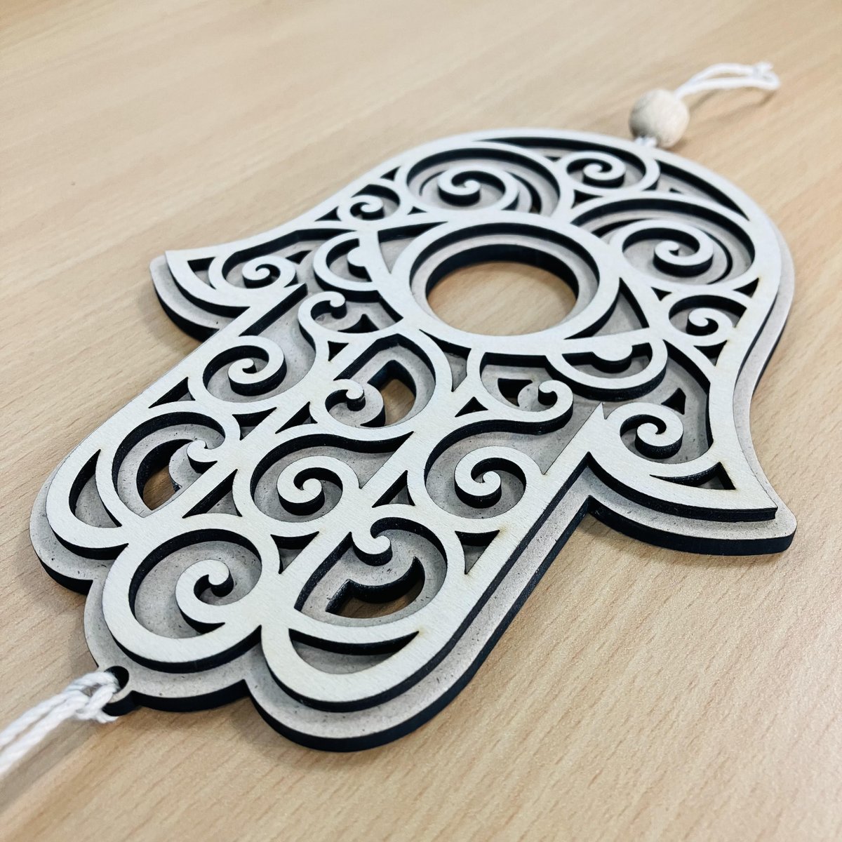 xyzricky's tweet photo. I have just Laser engraved this Hamsa Hand from Birch Plywood and MDF. In case if you're interested in purchasing it. Visit https://t.co/W75RKeiB7C

#hamsahand #walldecor https://t.co/AjBZNKtORS