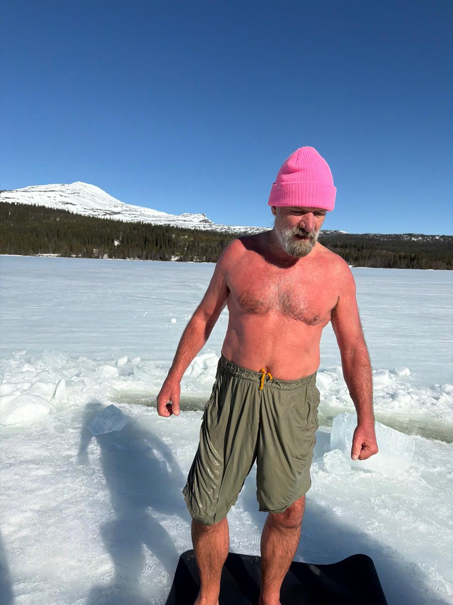 Wim Hof tweet media
