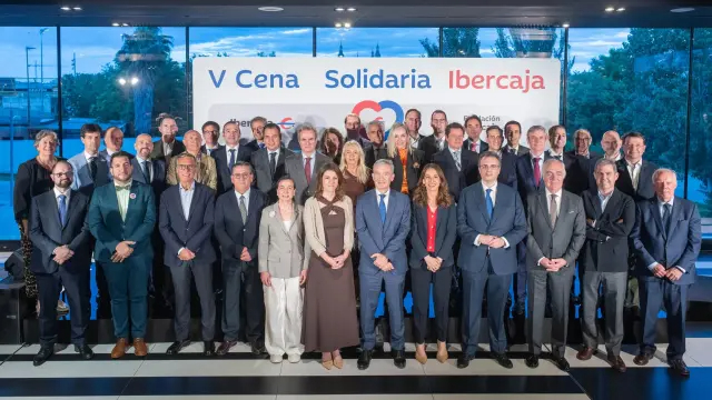 levitec_'s tweet photo. Ayer tuvimos la oportunidad de formar parte de la V Cena Solidaria de Ibercaja, un encuentro que volvió a demostrar la fuerza que tiene el tejido empresarial aragonés cuando se une por una causa común. https://t.co/RUQsDVneLE
