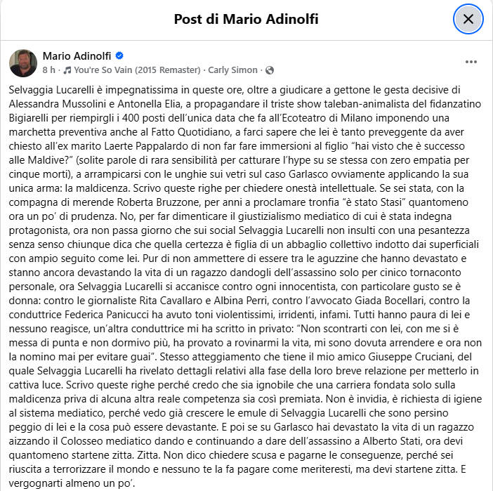 Domani non smetto tweet media
