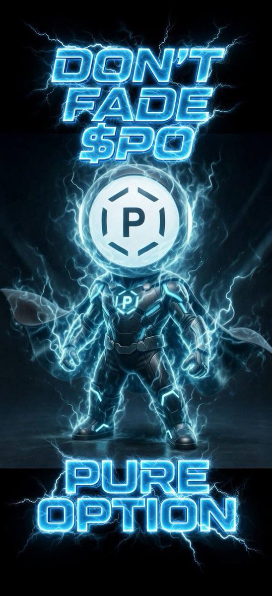 K4M4LD33N's tweet photo. $PO isn’t trying to be the loudest project in the room.
It’s becoming the one people wish they didn’t fade early.

Pure Option feels different.
No forced hype.
Just a community quietly loading while the timeline sleeps on it. 

Ca: 9fTreRj4CBJTpnJqGDxVWwcCAbqqfmCNFeAszR72pump https://t.co/OdeuG8UFMc