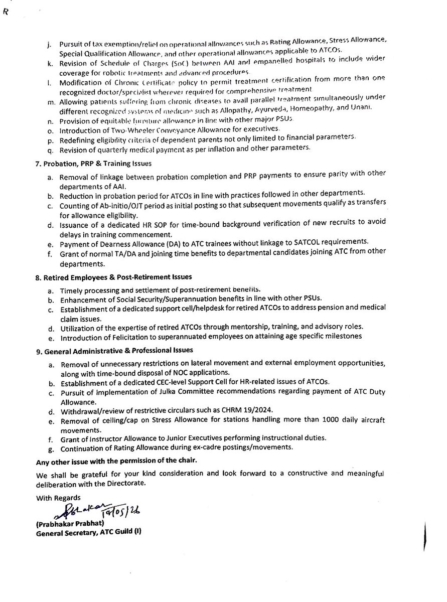 atcguildindia's tweet photo. ATC Guild raised key HR, promotion, welfare &amp; transfer issues of ATCOs with AAI HR Directorate for timely reforms and fair career progression.
https://t.co/npcf90bfhX

@AAI_Official @MoCA_GoI @RamMNK @icao @PMOIndia https://t.co/GE1a06BDPy