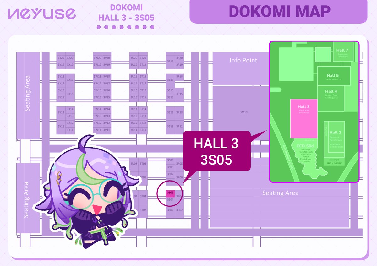 ⟐ Neyu ⟐ DOKOMI 3S05 tweet media