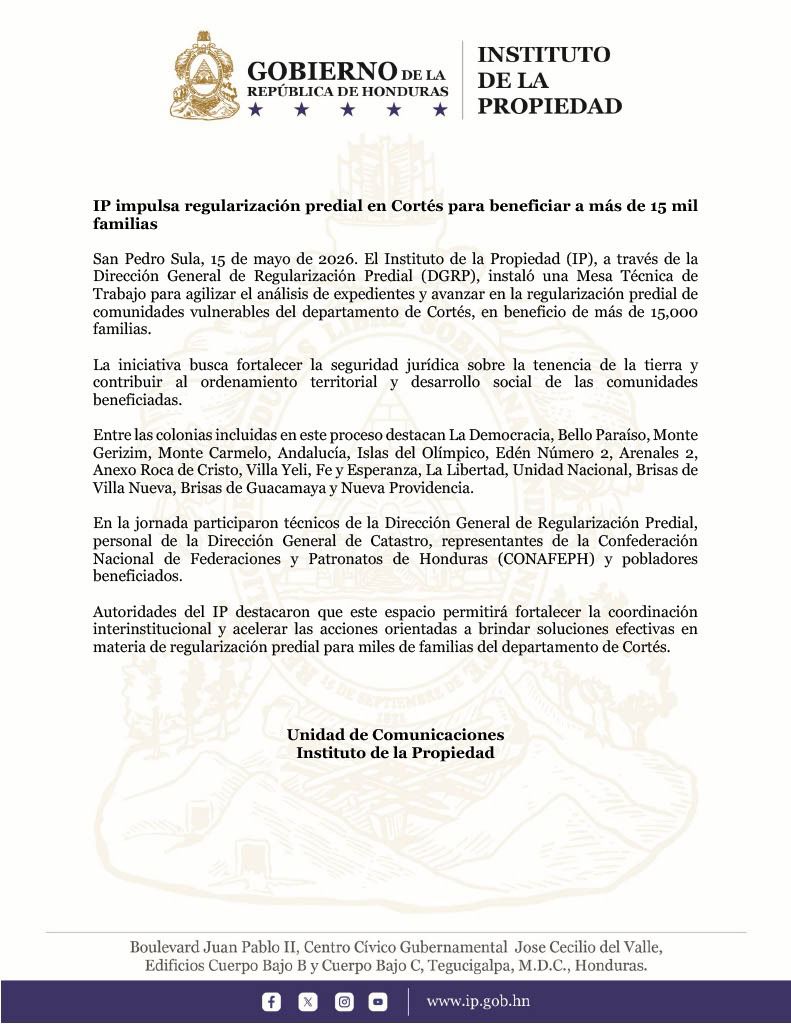 Instituto de la Propiedad tweet media