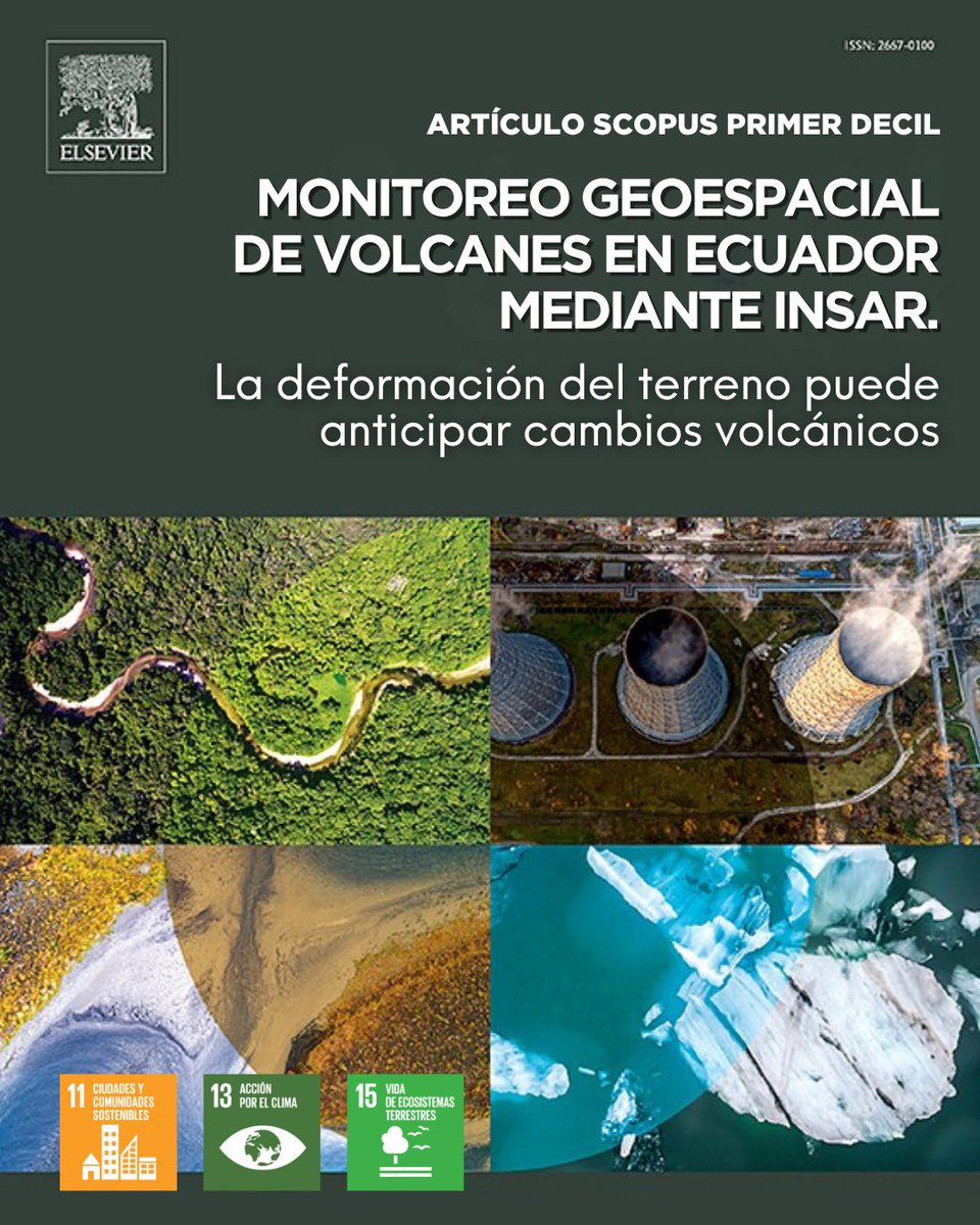 FictESPOL's tweet photo. 🌋 Investigadores FICT aplican tecnología InSAR para detectar deformaciones en volcanes del norte del Ecuador y fortalecer la gestión del riesgo.

🛰️ Monitoreo satelital para decisiones informadas.

#FICT #ESPOL https://t.co/9ML1qypyDu