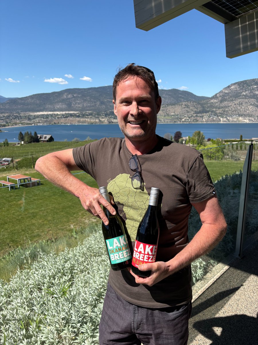 BCFWRadio's tweet photo. #Victoria: Garron Elmes of @LakeBreezeWines talks about farming vineyards across multiple Okanagan microclimates, how site influences what ends up in the glass, and why Pinot Blanc deserves more attention. Tune in for details on visiting! https://t.co/embh9y4BjY