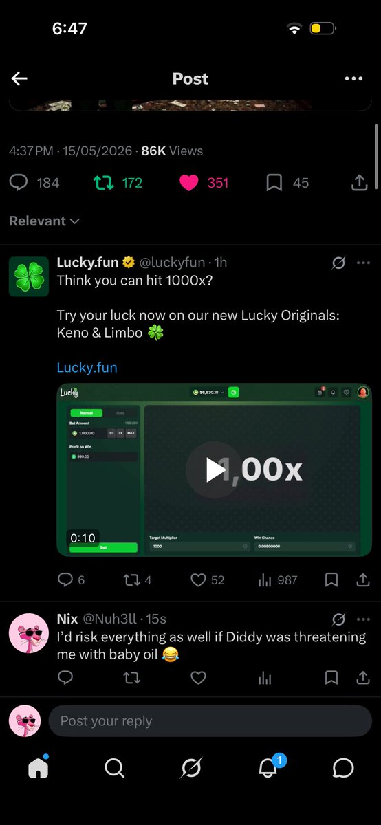 Nix tweet media