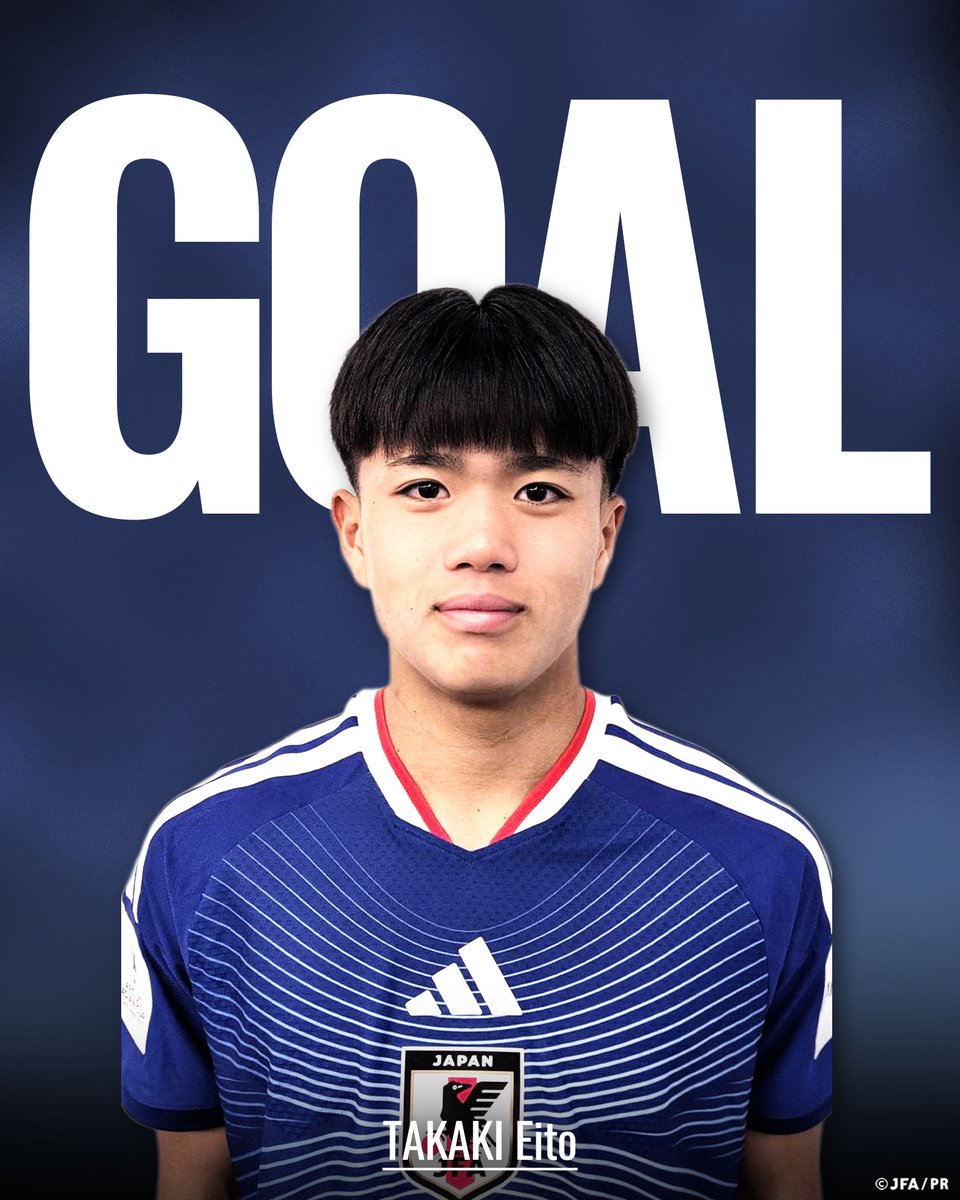 🔹️𝗚𝗢𝗔𝗟🔹️ 後半45分 9 髙木瑛人 🏆AFC U17アジアカップ サウジアラビア2026 ⚔️準々決勝 🇯🇵U-17日本代表 5-0 ...