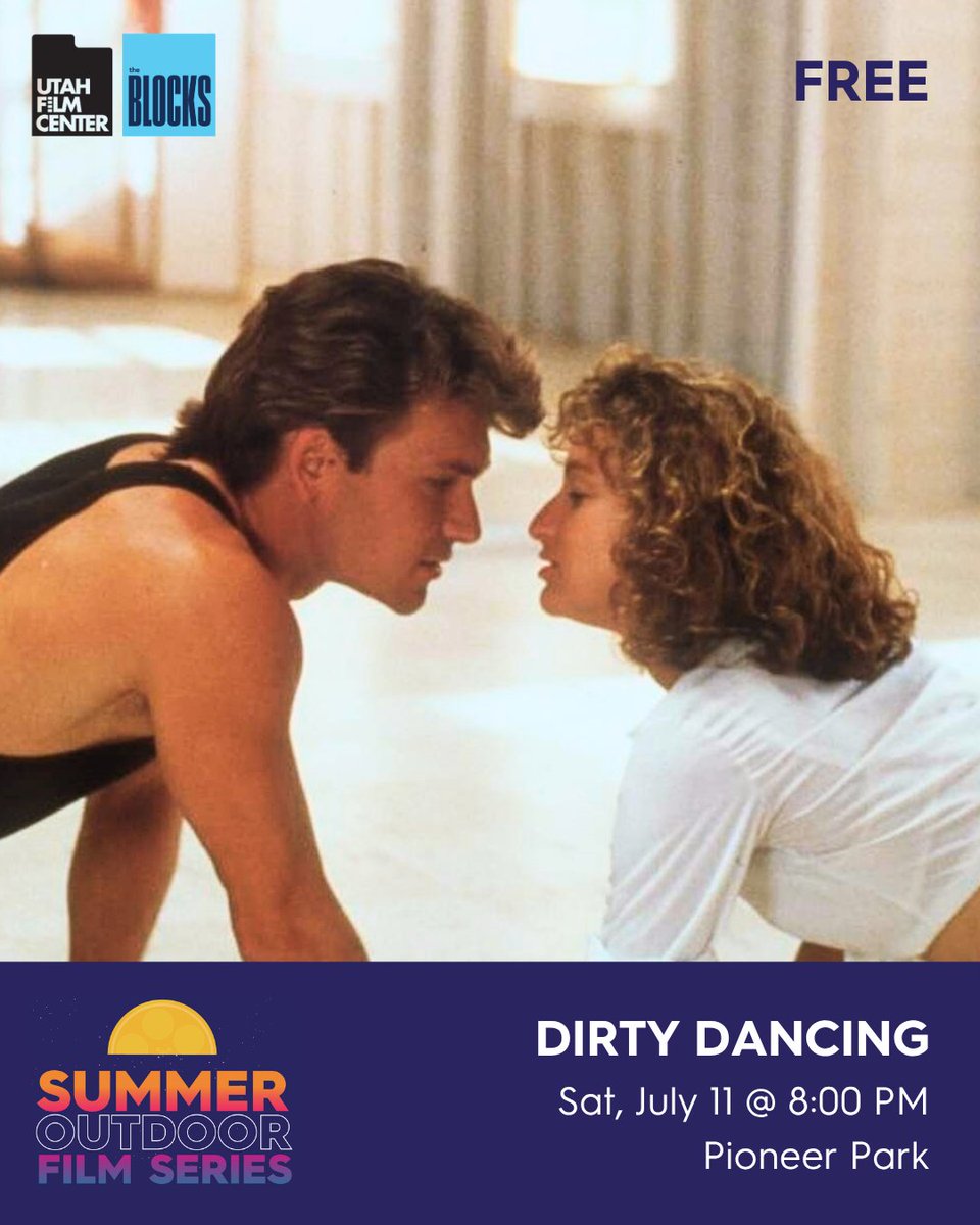 UtahFilmCenter's tweet photo. Your summer plans just got better. 😎☀️
Our Summer Outdoor Film Series returns at our new location, Pioneer Park! Join us for free outdoor films under the stars. Presented in partnership with @TheBlocksSLC

🔗Admission is FREE: https://t.co/jMz4AcxeIE
#SOFS2026 #UtahFilmCenter https://t.co/oe00HVFVMU