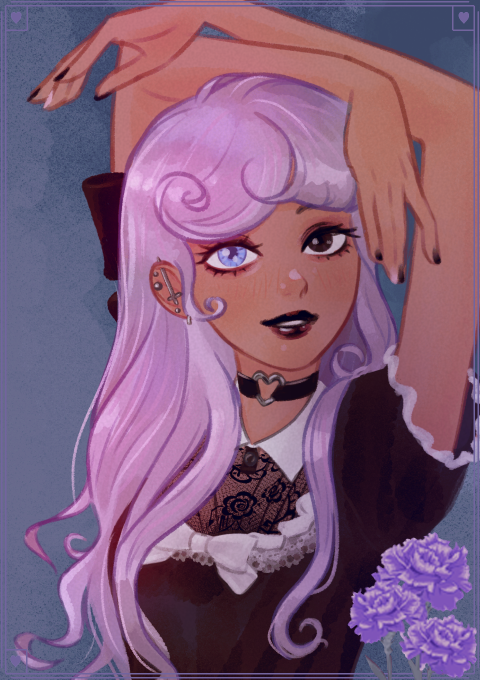 ThouArtVari's tweet photo. she's in a violet space now (oc) https://t.co/Fzs73qSxyI