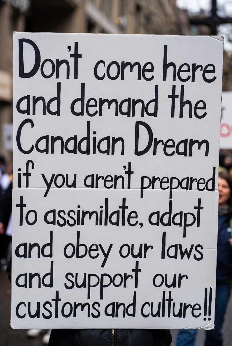 Concerned Canadian tweet media