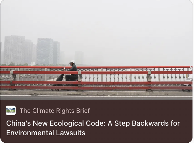 ClimateRights's tweet photo. When the world's most powerful leaders meet, who are they speaking for? Not the communities in Uganda displaced by climate projects. Not the Tibetan activists jailed for opposing a dam. Not the Chinese lawyers who've spent decades trying to take polluters to court.

This week's Trump-Xi summit in Beijing will generate a lot of headlines. But our Senior China Advisor @SophieDRich has spent years documenting what those headlines leave out.

Her latest: China's new Ecological Code takes a step backward — not forward — for the people who need climate accountability.

https://t.co/jva1ylpViO