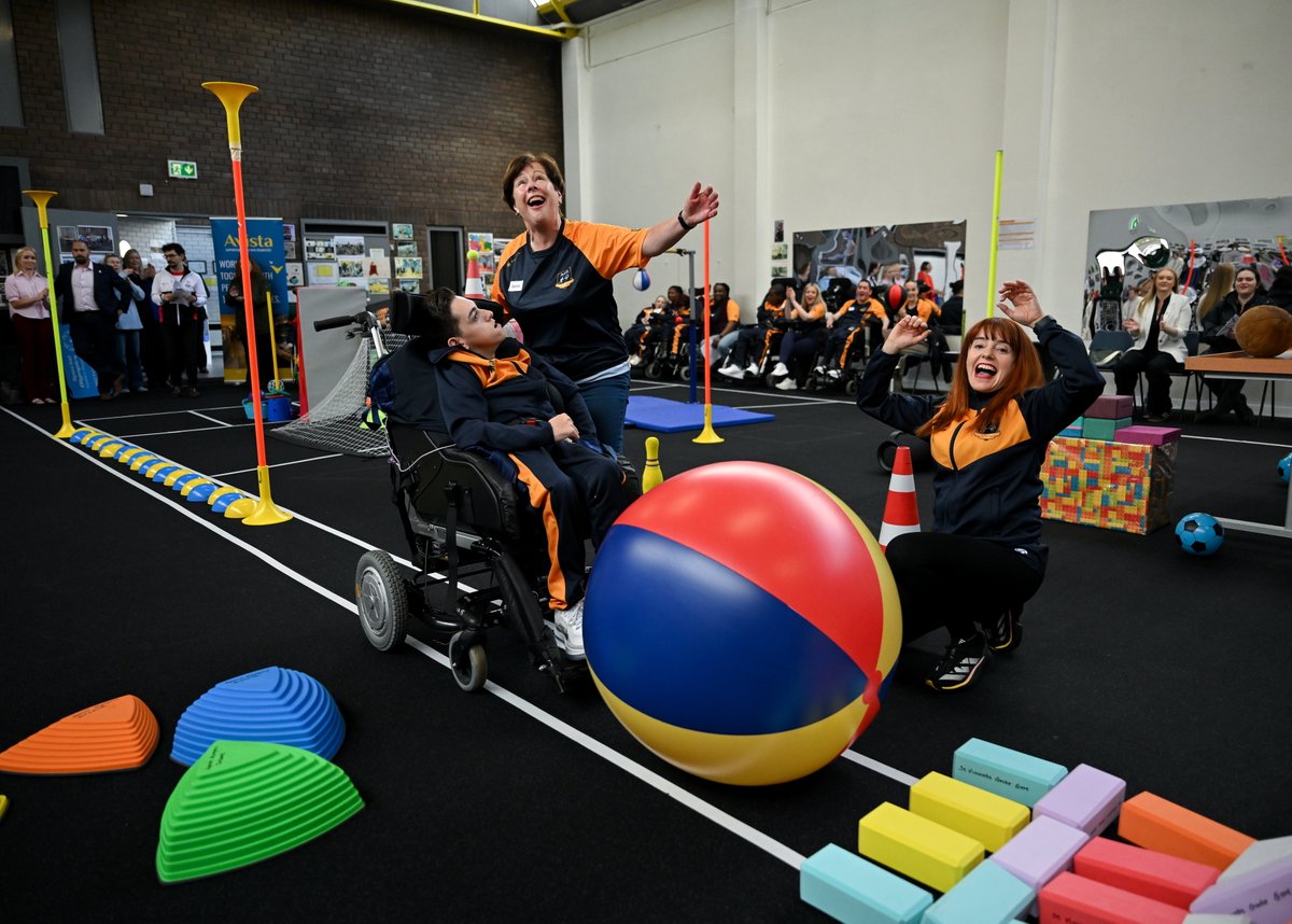 SOIreland's tweet photo. Today we were proud to officially launch the new Motor Activity Training Programme (MATP) Activity Guide with our long-standing collaborators in Avista at Saint Vincent’s Centre Gym in Dublin.
Read more here: https://t.co/p91fsQlCGU
#SpecialOlympicsIreland #MATP https://t.co/uMFUD4jeQQ