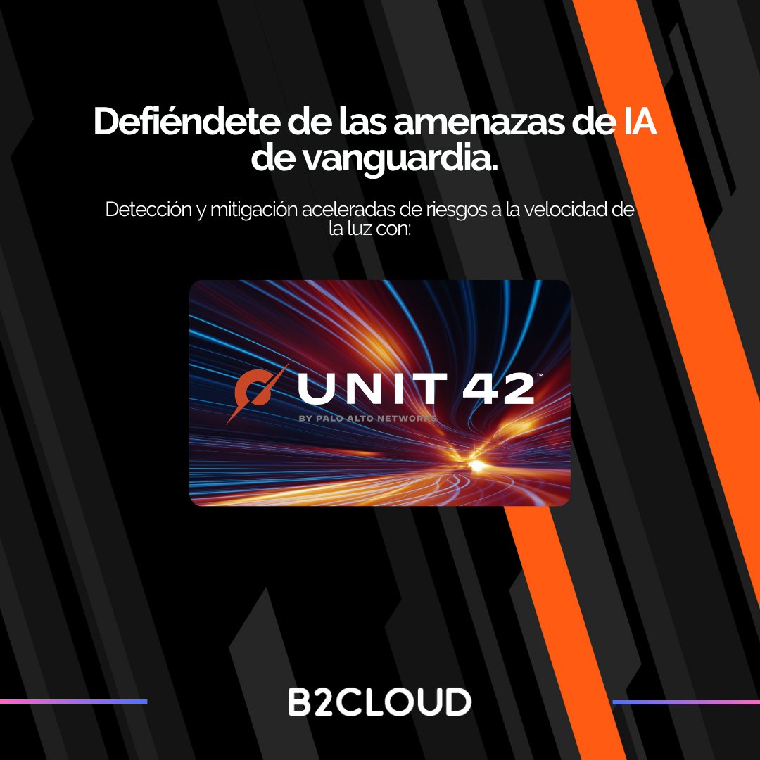 b2cloudtech's tweet photo. Los ataques impulsados por IA ya no son teoría.
Unit 42 Frontier AI Defense de @PaloAltoNtwks  ayuda a detectar exposiciones críticas, priorizar riesgos reales y preparar defensas frente a amenazas autónomas impulsadas por IA.
La velocidad del ataque cambió.
La defensa también tiene que hacerlo.
#CyberSecurity #AI #Unit42 #PaloAltoNetworks #InfoSec