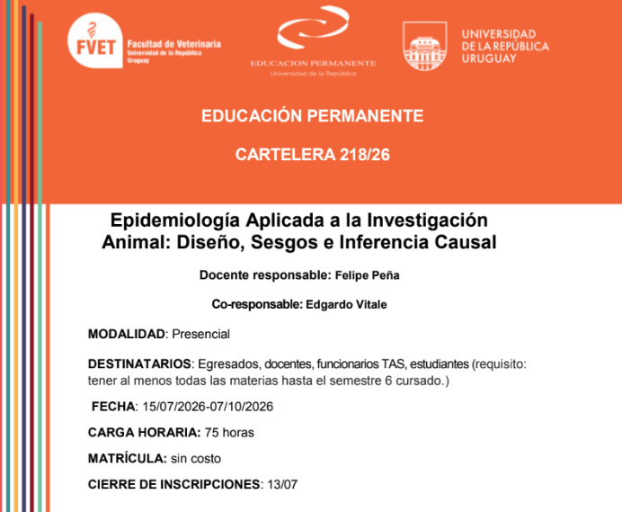 Secretaría Estudiantil - Veterinaria UDELAR tweet media