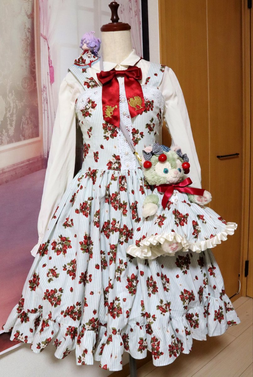 ジャンスカとジェラトーニの服のみ制作(❁´∀`❁)ﾉ𖤐´- お揃い装備
