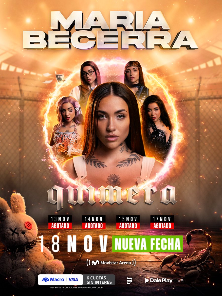 Maria Becerra | Tour, Merch & Data Oficial tweet media