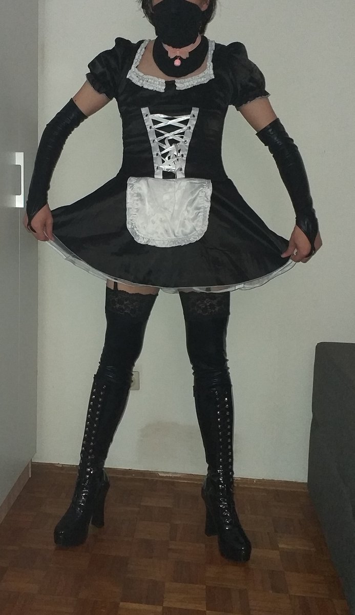 SissyIrena's tweet photo. Sissy Maid in Boots and Chastity https://t.co/IRGk79F2Mu