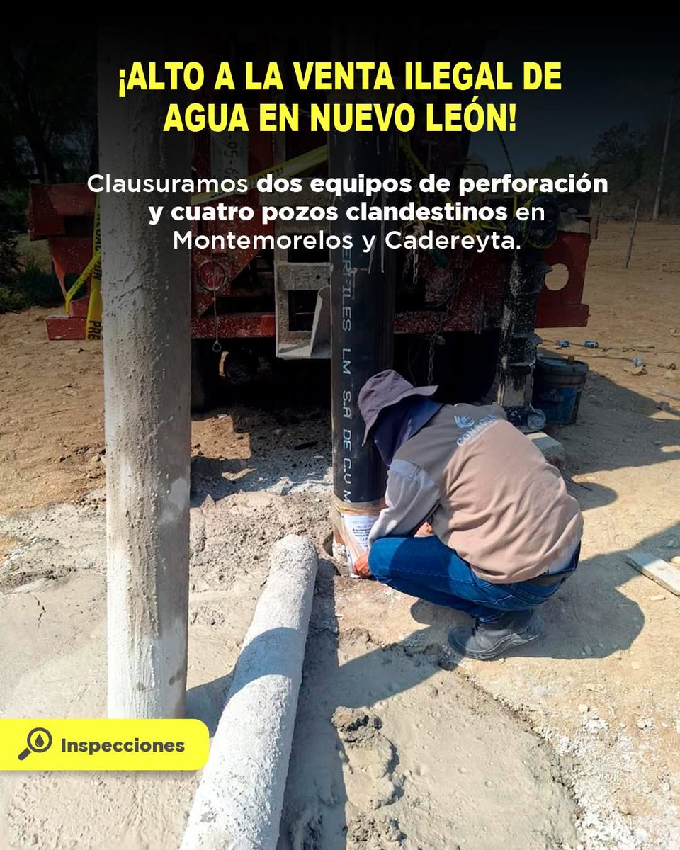 RodrigoARivera_'s tweet photo. 🚫 Con el agua del pueblo no se lucra.

En Nuevo León, el Gobierno de México avanza con las acciones contra la venta ilegal de agua.
@conagua_mx https://t.co/xeWaiSXC8J
